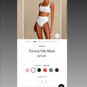 white hunza g bikini